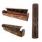 Wood Incense Stick Holder Handmade Rosewood Holder Fragrance Burner Tray Agarbatti Dhoop Ash Catcher Conical Box Shape Incense Holder for Temple Decor